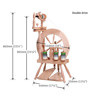 Picture of Traveller Spinning Wheel Double Treadle Single Drive Natural